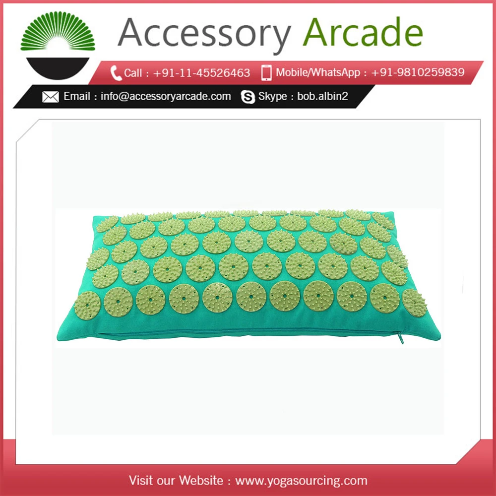 Home Back and Neck Pain Relief Acupressure Neck Pillow (Round Disc) at Reasonable Price