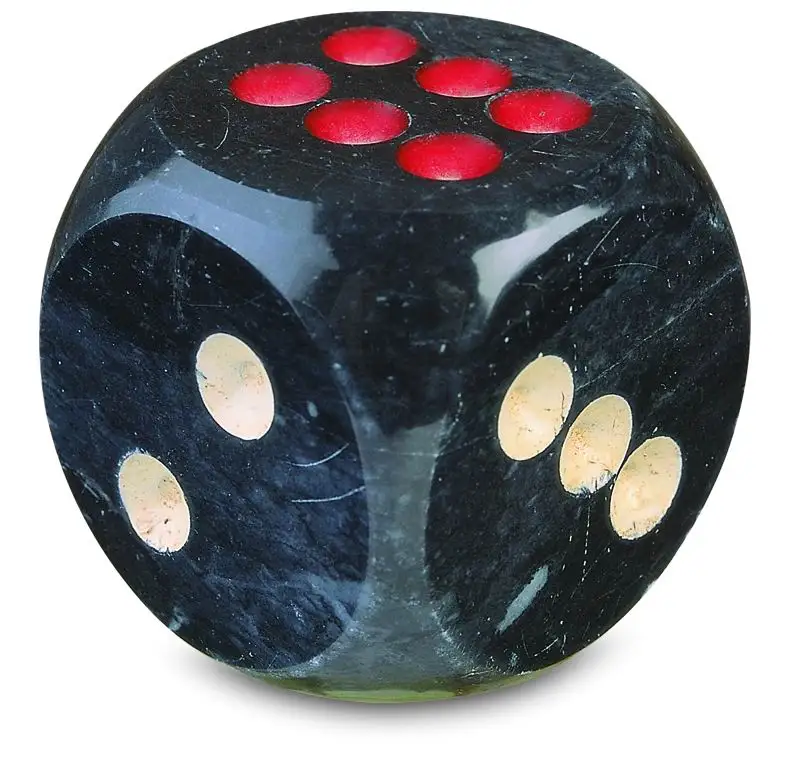 Black marble dice , Big Onyx Dice Marble,  Vintage Marble Dice
