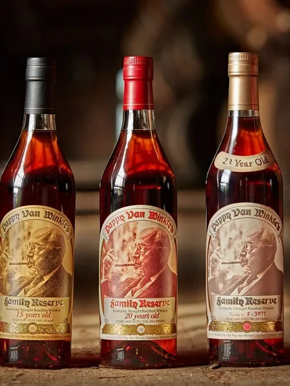 OLD RIP VAN WINKLE 10 YEAR, PAPPY VAN WINKLE