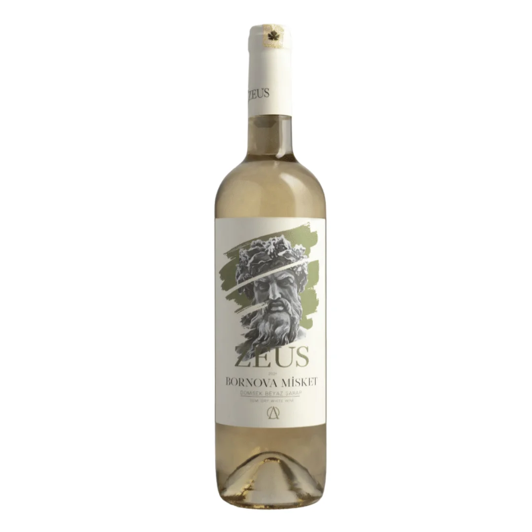 13.2% белого вина Zeus Bornova Muscat Domisek 75 мл премиум-класса лайм мускатное вино яркая кислотность алкогольные напитки