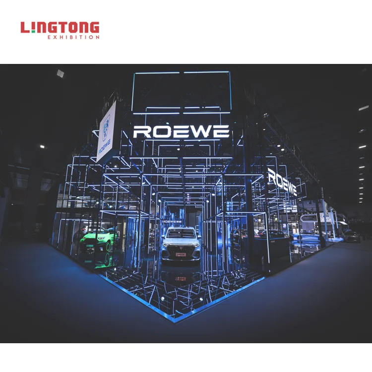 Expo Designs Trade Show Booth Equip Display Exhibition Exhibit Design System Booth For Motor Car Exhibition Show