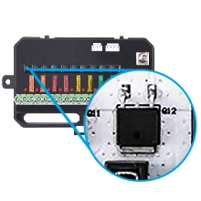 MICTUNING Universal  Push Button Switch Touch Screen Circuit Control Box 8 Gang Switch Panel Kit for Car Truck Pickup Boat