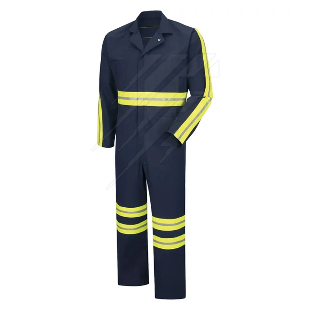Customizable logo OEM ODM FR Coverall With Reflective Trim Flame Retardant Coverall
