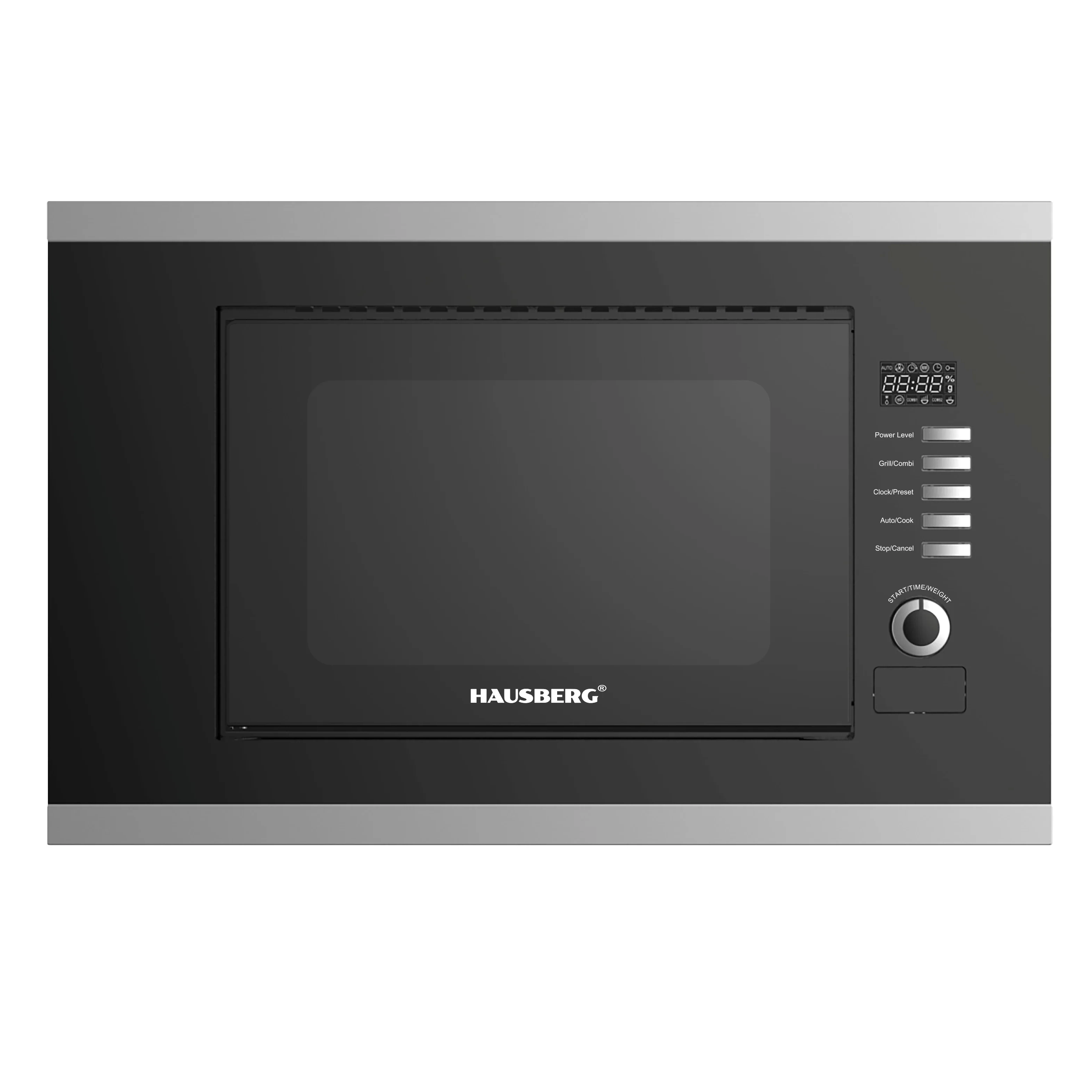 Hausberg / High Quality Electric Built In Microwave Oven / 20L Interior Capacity / Digiral Control / Grill Function