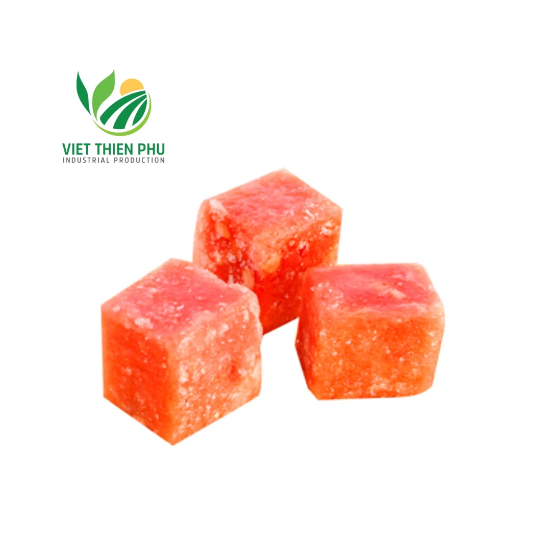 2024 New Season Vietnam Organic IQF Frozen Watermelon Sweet Taste High Quality in Bulk Packaging Sliced Pattern