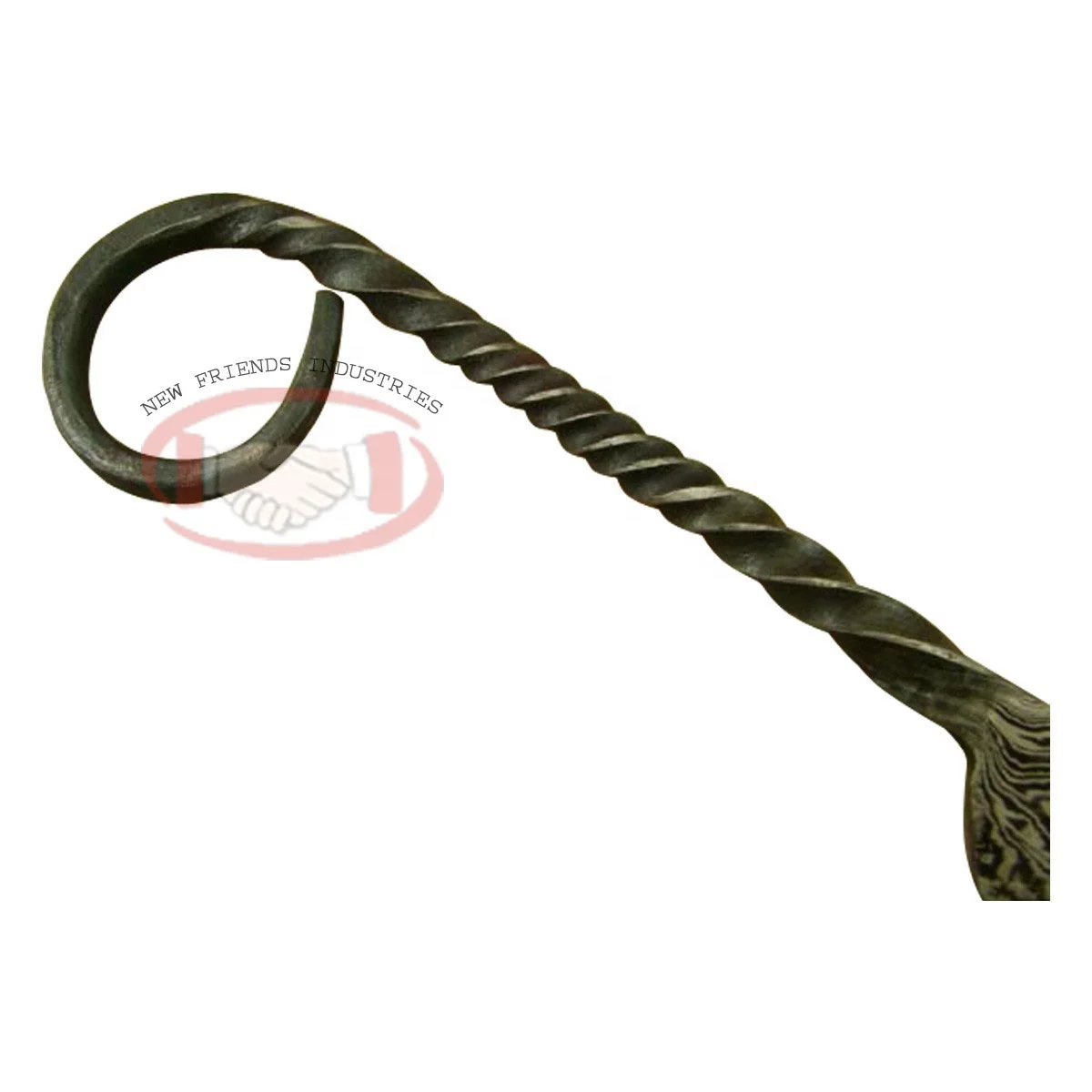 Best Value Forged Damascus Steel Medieval Banquet Knife Elegant Medieval Handmade Carving Knife Kitchen Knife With Leather Cover