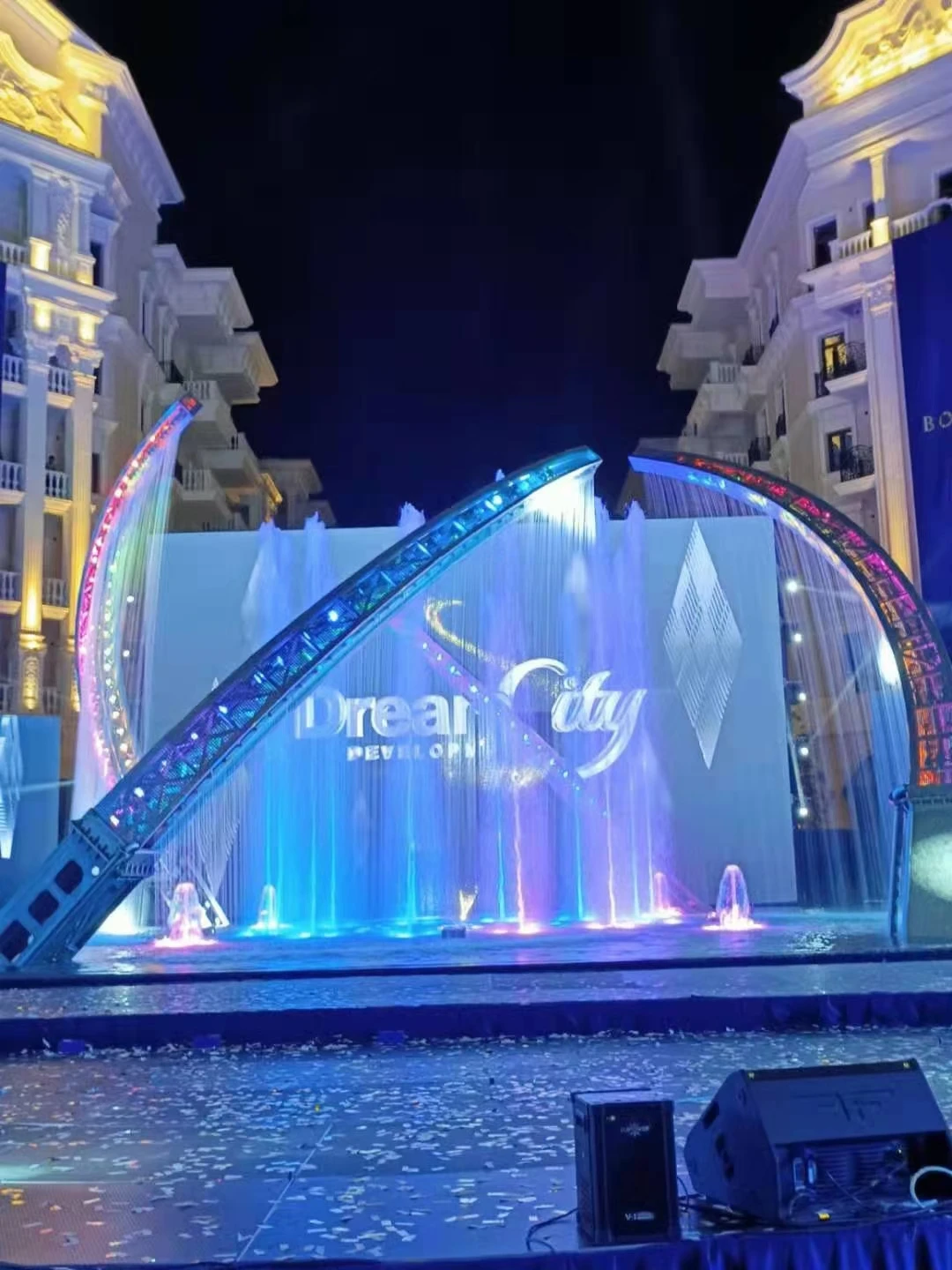 Mechanical Dancing Music Fountain Show for shopping mall- Outside fountain best solution