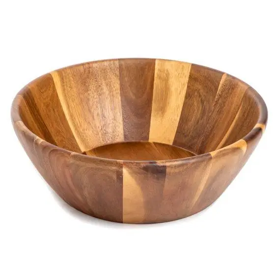 Countertop Kitchenware Mixing And Pudding Bowl Wooden Real Acacia amazing Serving Bowls Made In India Durable Wooden Cup