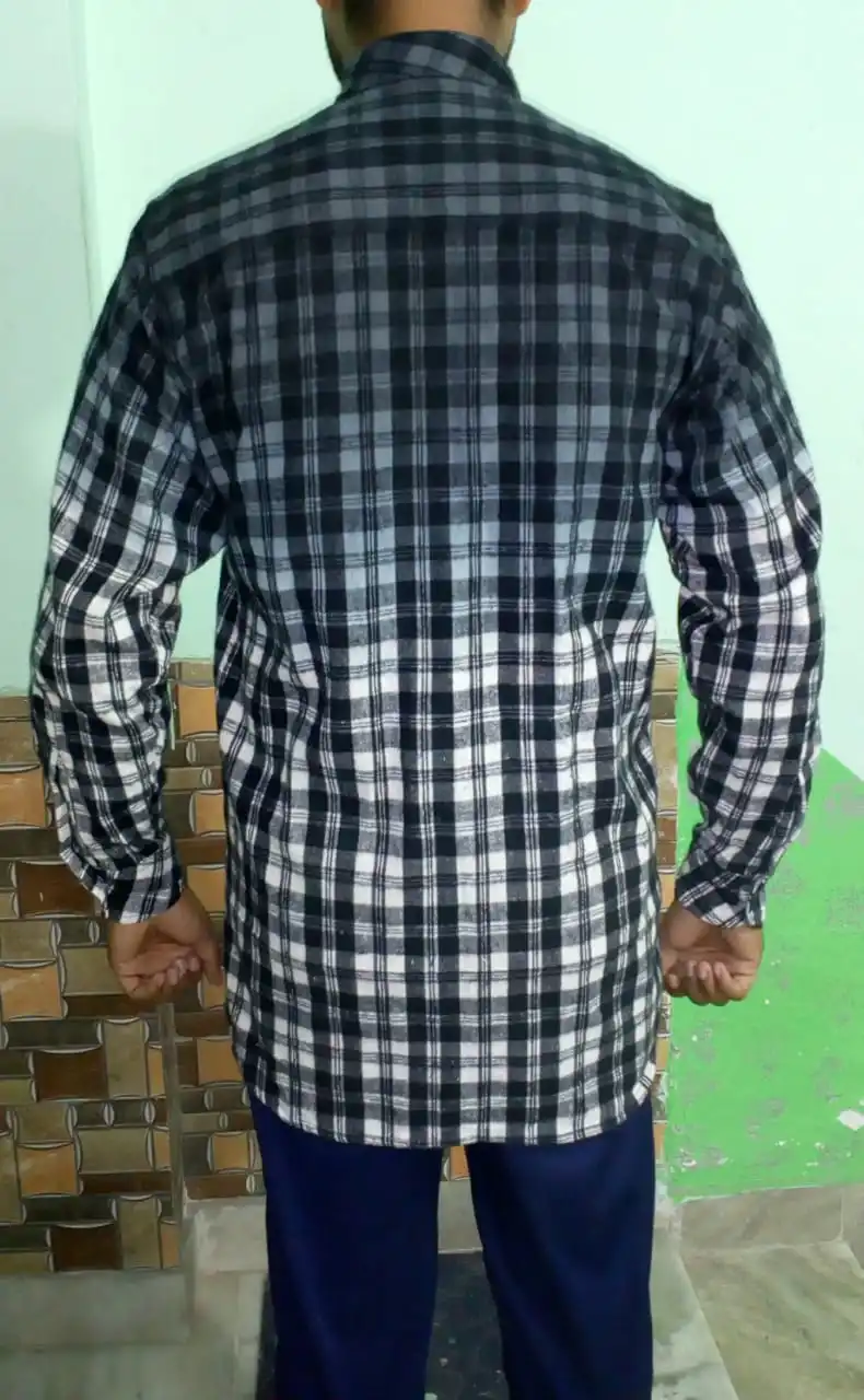 Men flannel plaid tie-dye casual slim fit or regular fit long sleeve as well as short sleeve collar dip dye asked sizes shirts..