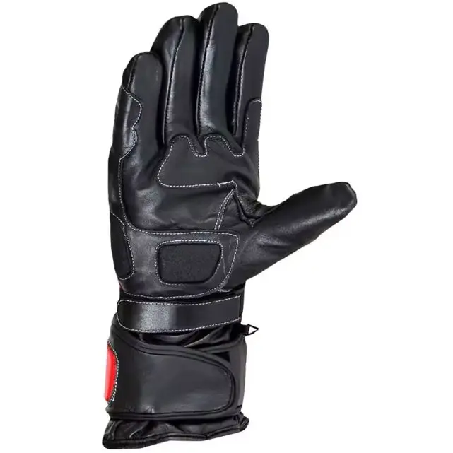 Leather Motorbike Gloves Motorcycle Riding Bike Gloves Comfortable Full Finger Motorbike Summer Gloves