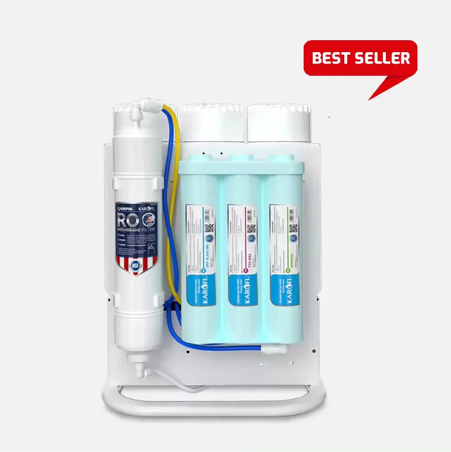 KAROFI KAQ U05 Undersink Reverse Osmosis Alkaline Water Filter with 100 GPD RO water system added minerals made in Vietnam