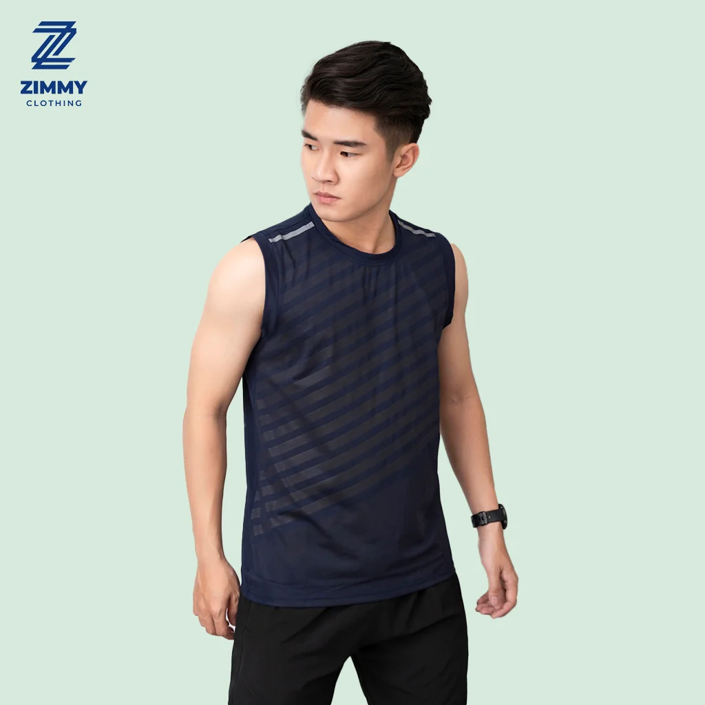 2023 hot sale sport tanktops blue polyester tanktop herren billabong wear at home tanktopmen