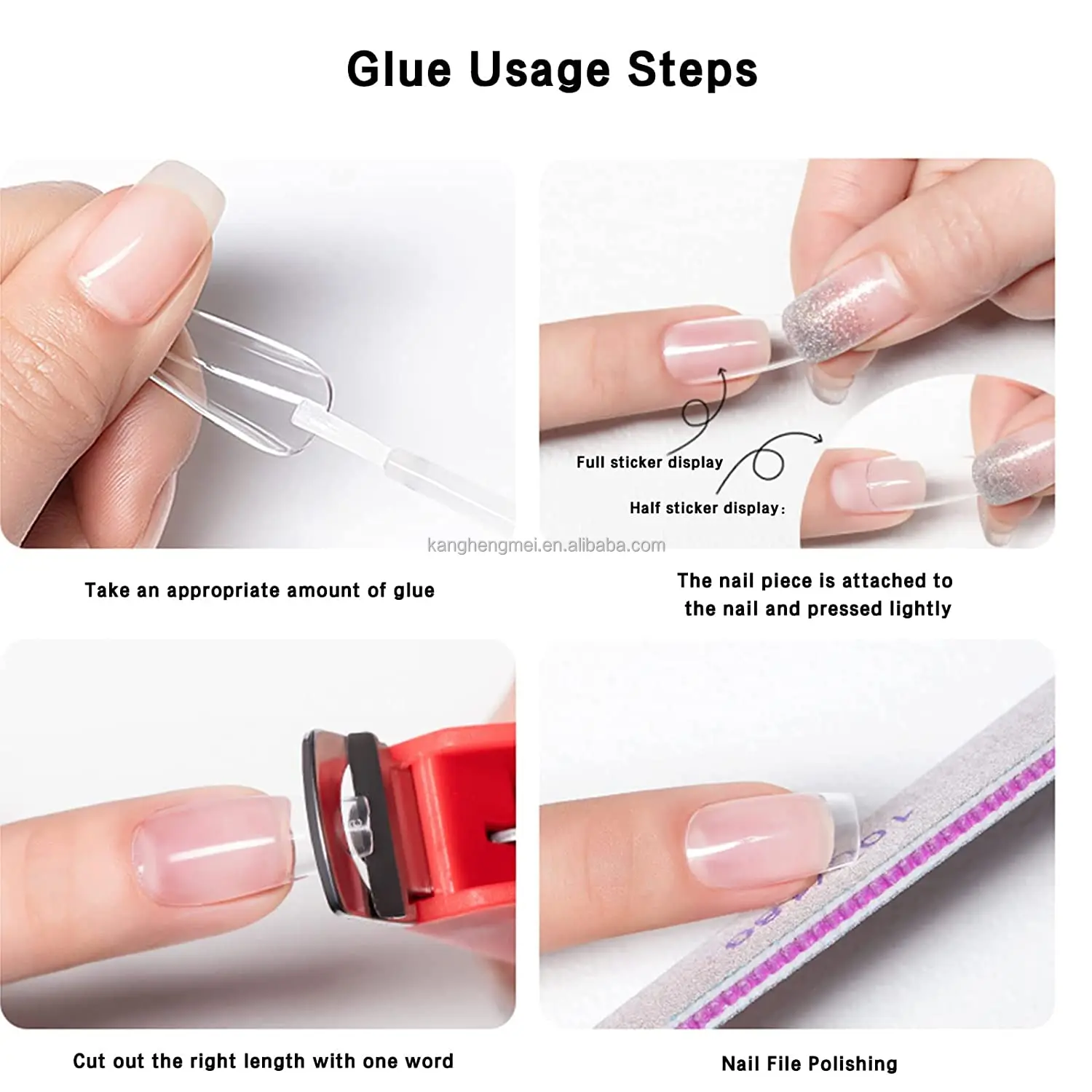 Wholesale Cyanoacrylate False Nail Glue 15ml for Press on Adhesives Nail Art Decoration False Tips Glue