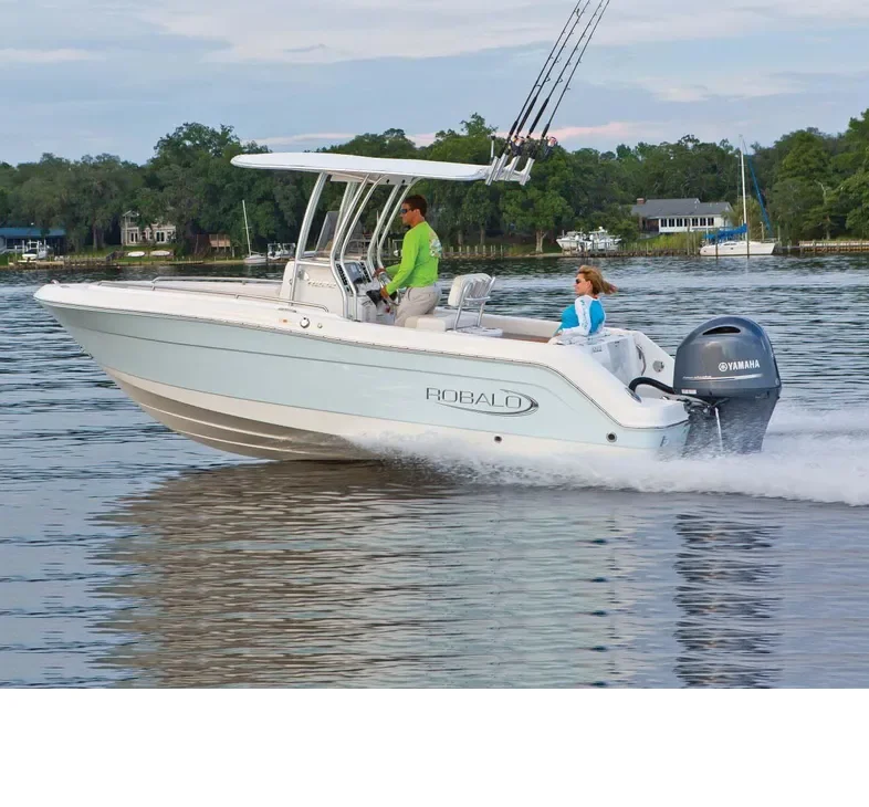Рыбацкая лодка R222 центральная консоль с 200HP Yamaha 22f