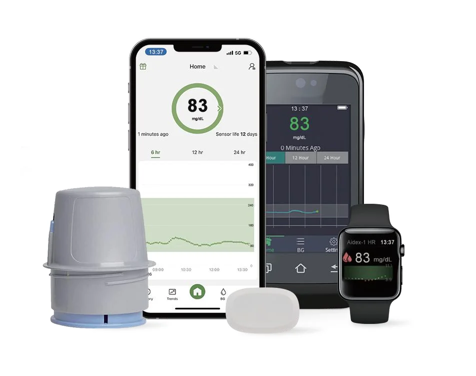 Continuous Glucose Monitor CGM System 14 Days Dynamic Blood Glucose Monitor