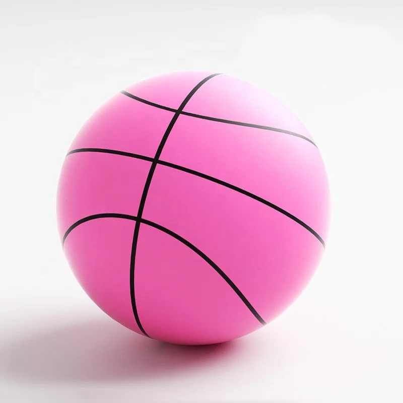 silent mute foam balls 18cm 21cm 24cm custom logo no noise balls indoors toy ball indoor silent basketball