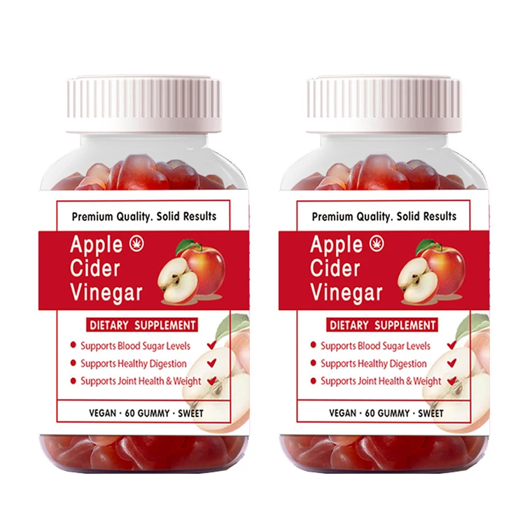 Частная марка косметических органических жевателей яблочного уксуса