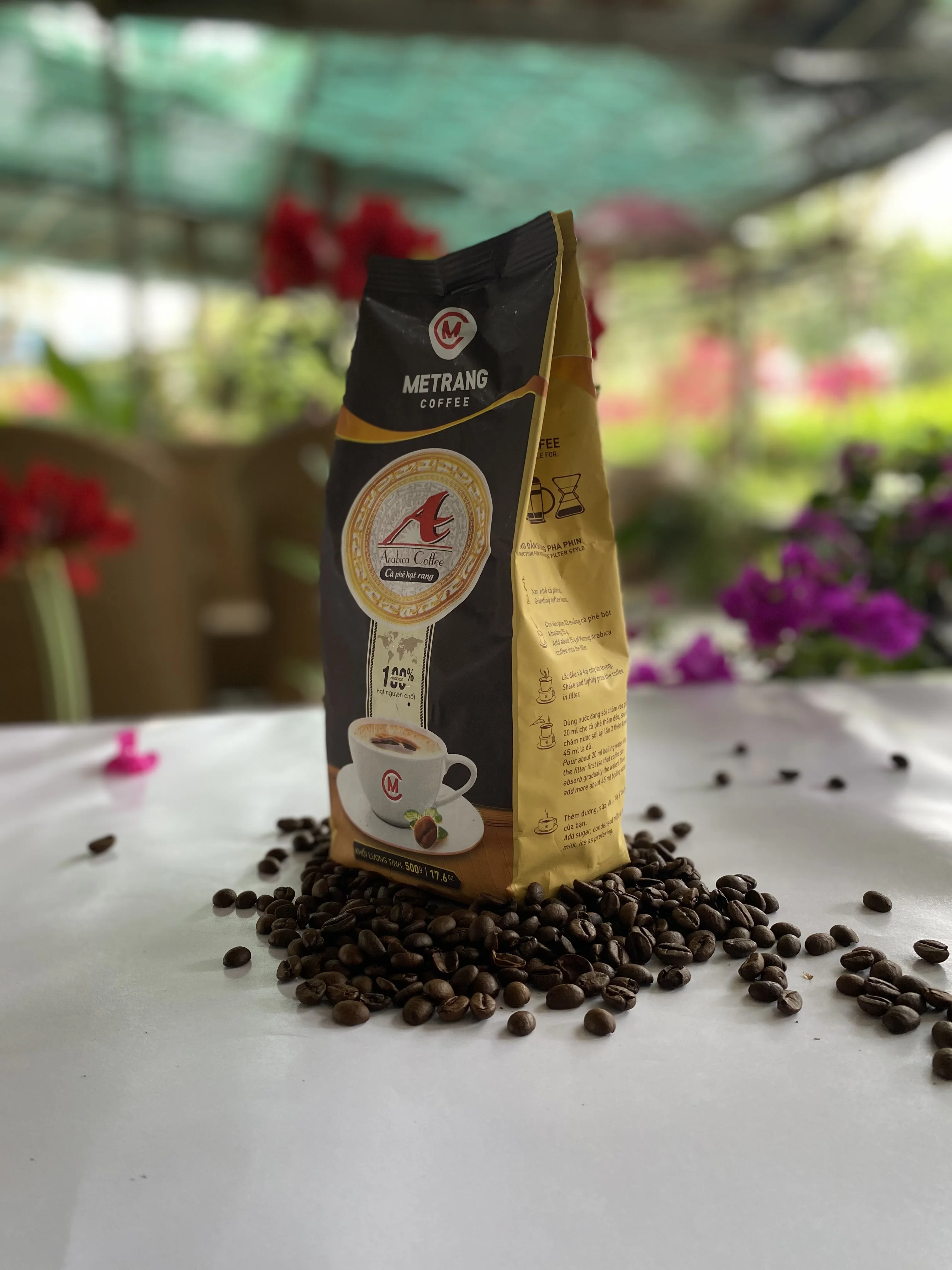 Vietnamese coffee ROASTED COFFEE BEAN ARABICA With 0.5 kg Per bag Whole Bean Coffee From Vietnam