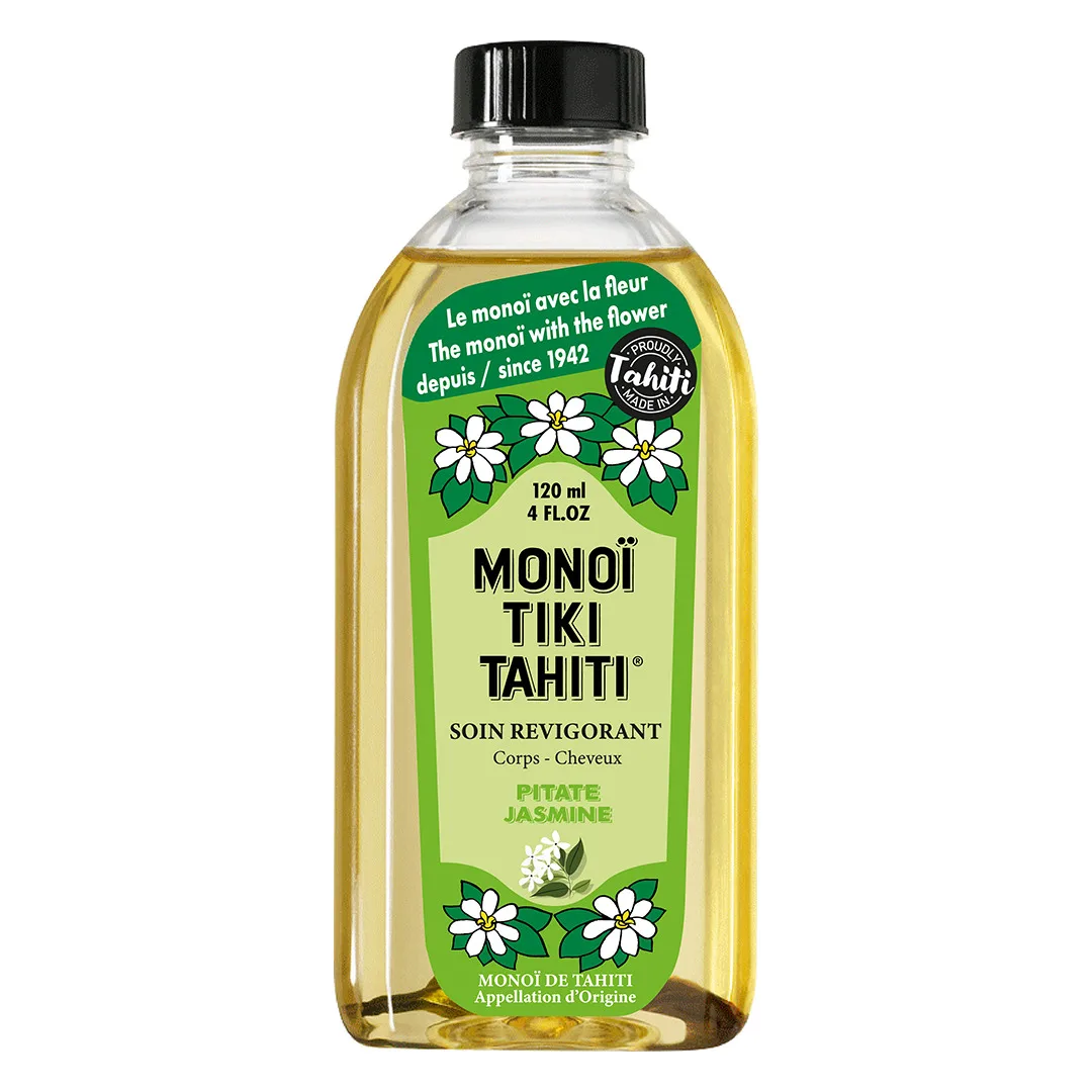 Wholesale 120ml Pitate (Jasmine) Monoi Perfume Oil Premium Quality Natural Ingredients for Hair & Body Care Made in Tahiti