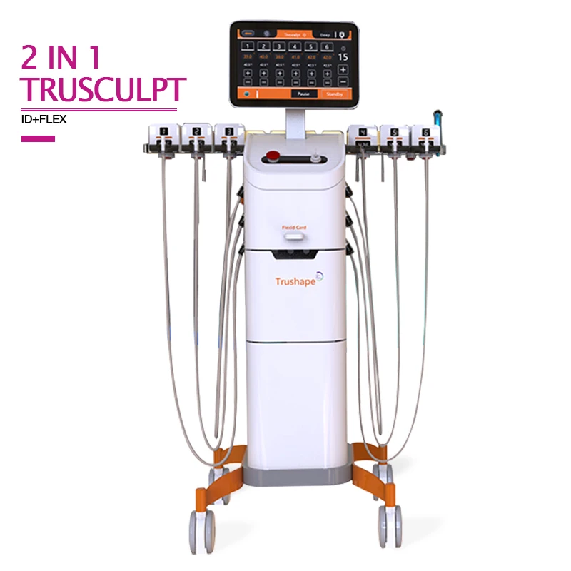 Newangie Trusculpt Id Flex With Trusculpt Conductive Sticker Body Slimming Muscle Building Radiofrequency Fat Reduction Trusculp