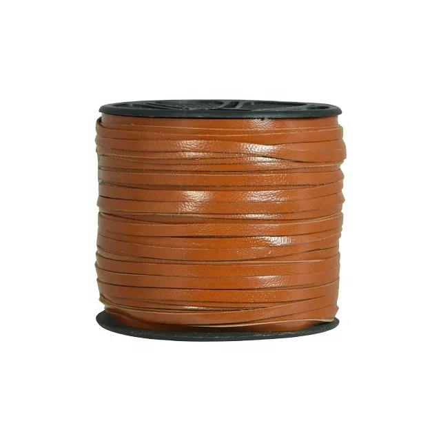 Разноцветный светло-коричневый мягкий кожаный шнур кружево потрясающе идеальные ювелирные изделия дизайнерские стильные шнуры Чистая гладкая отделка