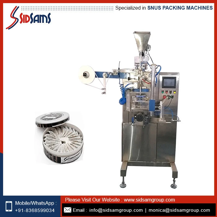 Best Packaging Machine Automatic Pouch Packing Machine To Pack Snus Powder Packing Machine