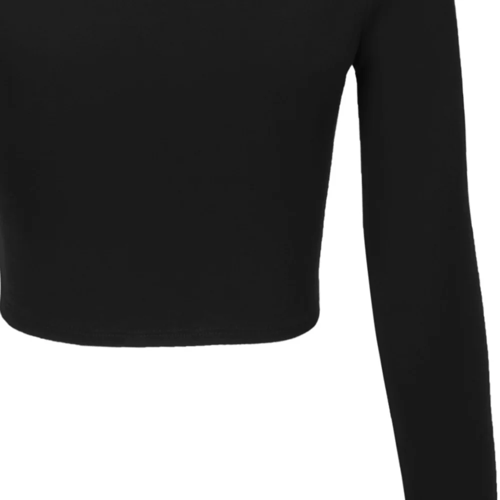 Latest Design 2025 Summer Custom Rib Crop Top  For Women / Wholesale Women Long Sleeves Crop Top / Breathable Women Crop Top