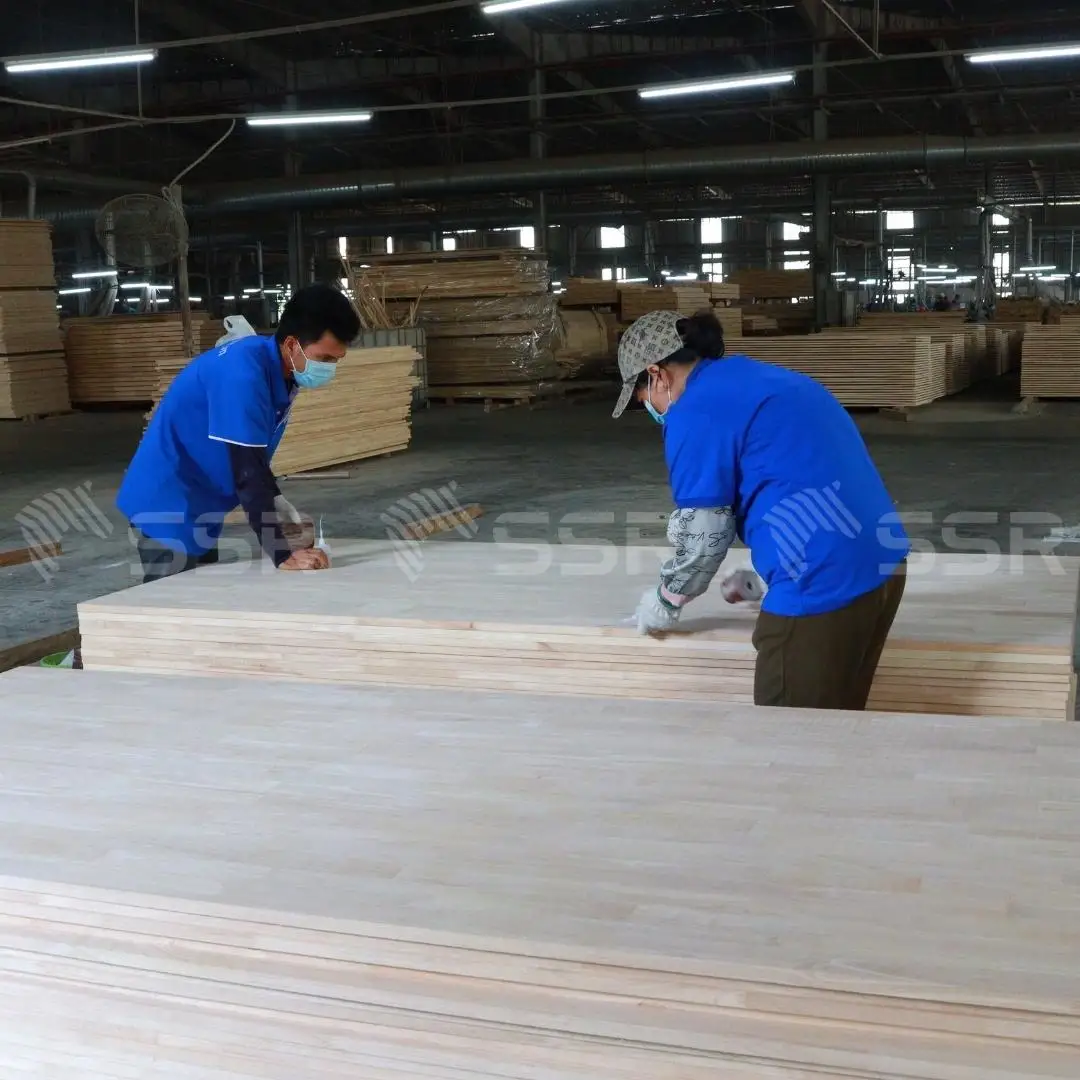 SSR VINA - Rubber Wood Finger Joint Board - ABC Grade Finger joint board rubber wood panel