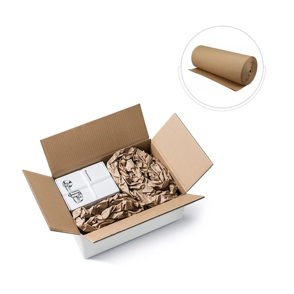 Premium Quality Self Dispensed Void Fill Paper Packing Paper In  Box Cushioning Box Filler For Void Filling