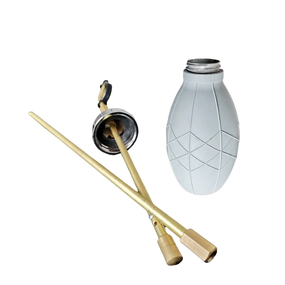 Пудра-аппликатор лампа-пыльник 12-дюймовая латунная удлинительная трубка для органического садоводства силиконовая Пыльник