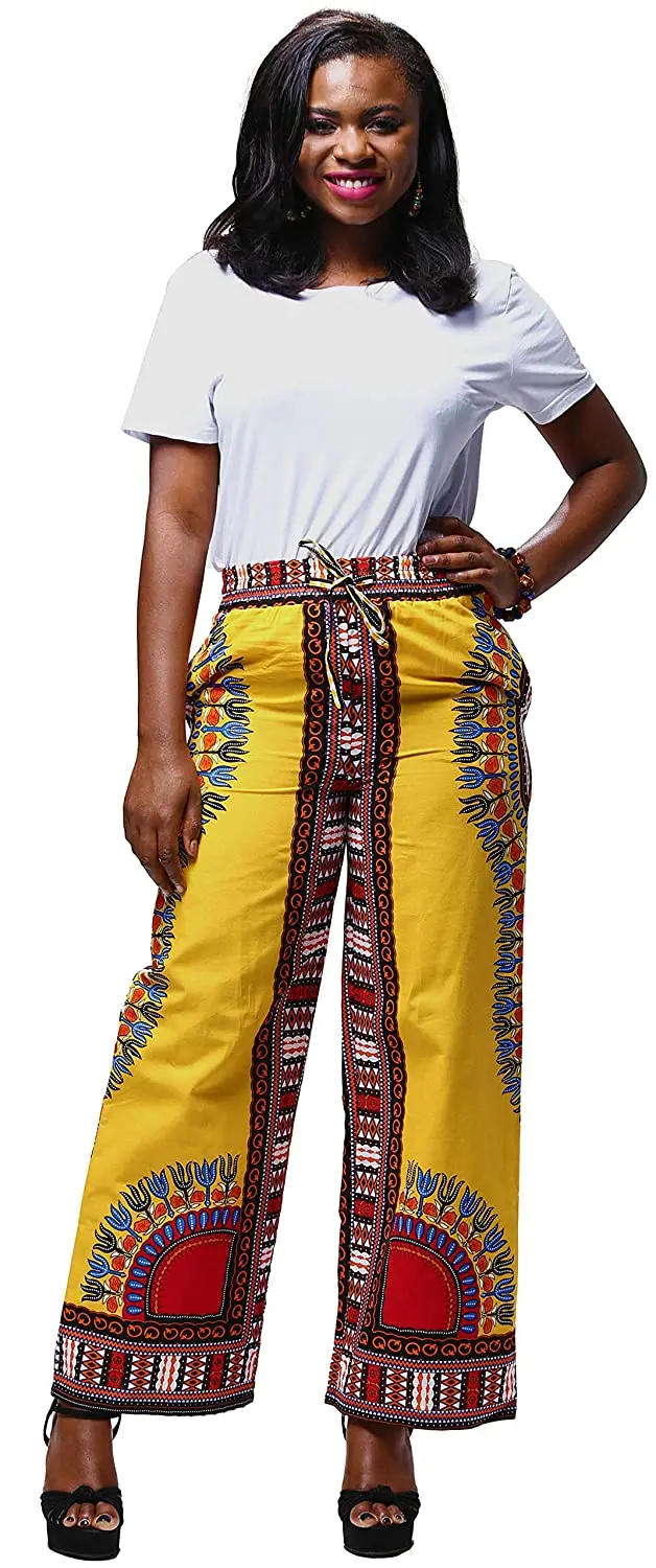 African Dashiki Print Trousers Boho Gipsy cotton, African Dashiki Pants Trousers Boho Gipsy cotton Yoga pant african pants