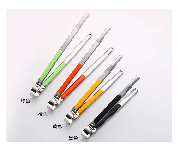 High quality serving BBQ tong for Barbecue Grilling Metal Food Cooking Tongs with Non-Slip handle for Resistant