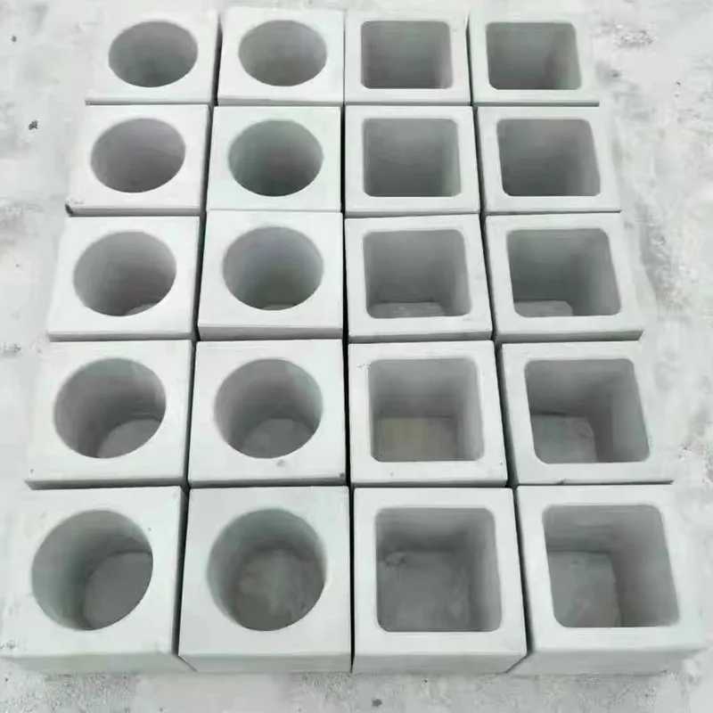 Concrete precast block Concrete masonry unit block square brick permeable brick plastic mold
