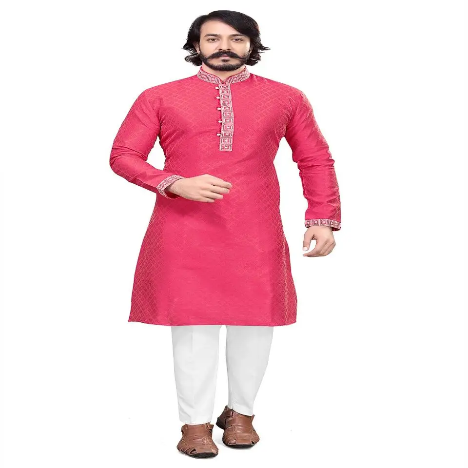 Pakistani Indian Factory Fashion New Style Islamic Clothing Arabic Design Men dress shalwar kameez