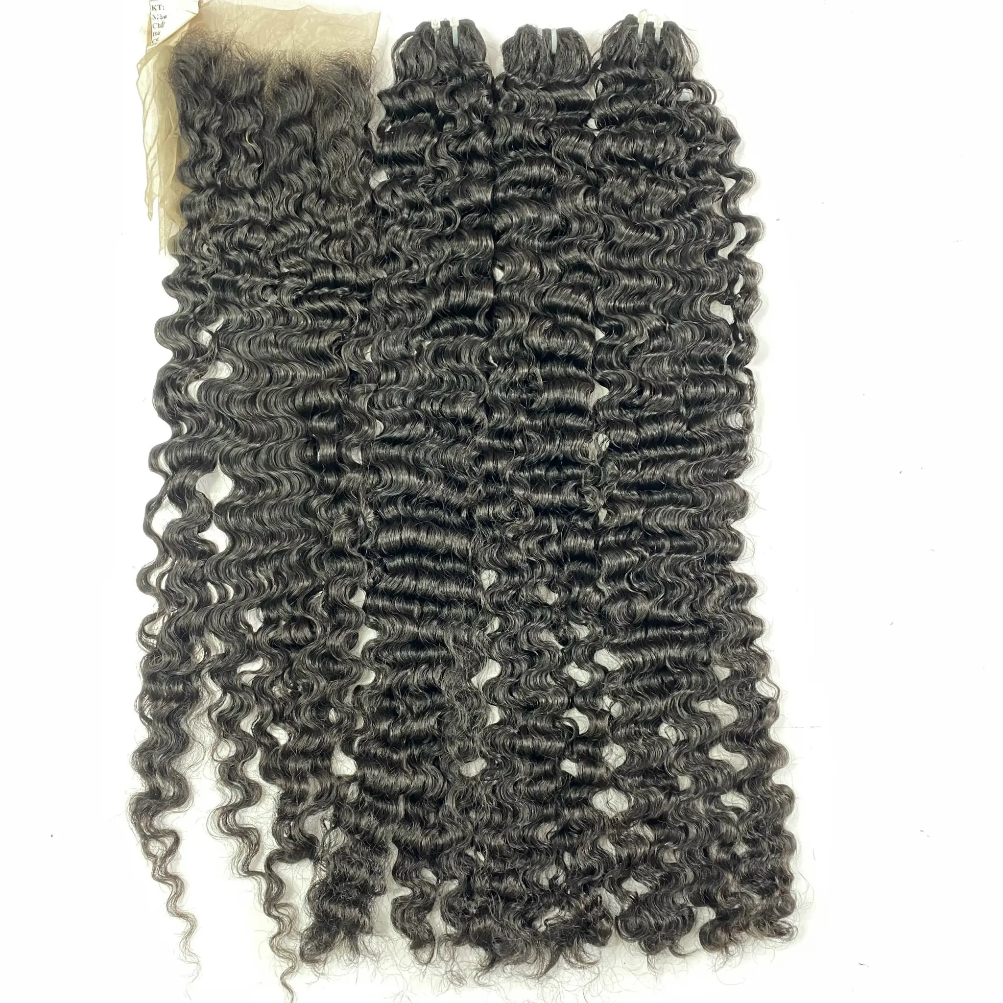 Burmese Curly texture detailed photo Vietnam hair single donor raw cuticle aligned refund policy