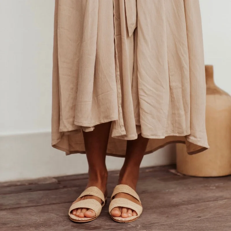 Best Sale High Quality Quick-Drying luxury shoes Handmade Women Raffia Shoes Slippers Sandals Ladies Footwear