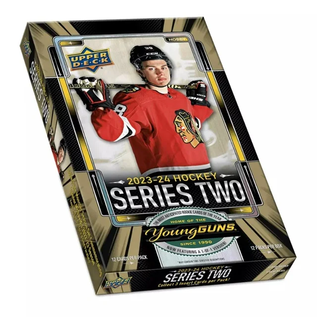 NEW 2023-24 Upper Deck Series-2 Hockey Hobby Box at discount price with Warranty doorstep delivery worldwide