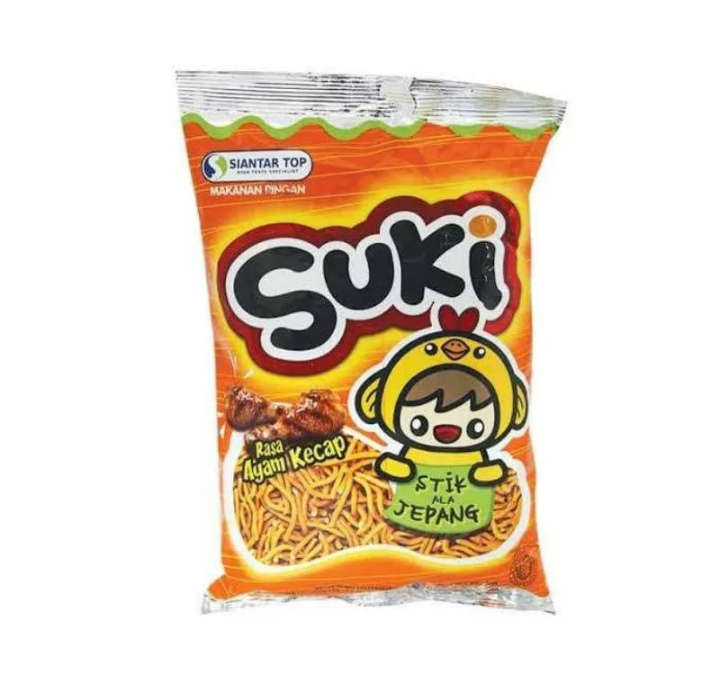 WHOLESALE Food Beverages Grain Snacks Suki Mie Sweet Soy Sauce Chicken 18 gr Savory Crunchy Indonesia Products. FAVORIT