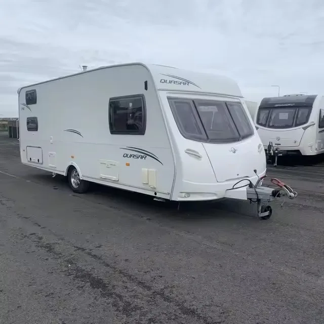 Factory price Mini Camping Trailers Caravan off Road RV Mobile Camper with Tent and Kitchen for Sale