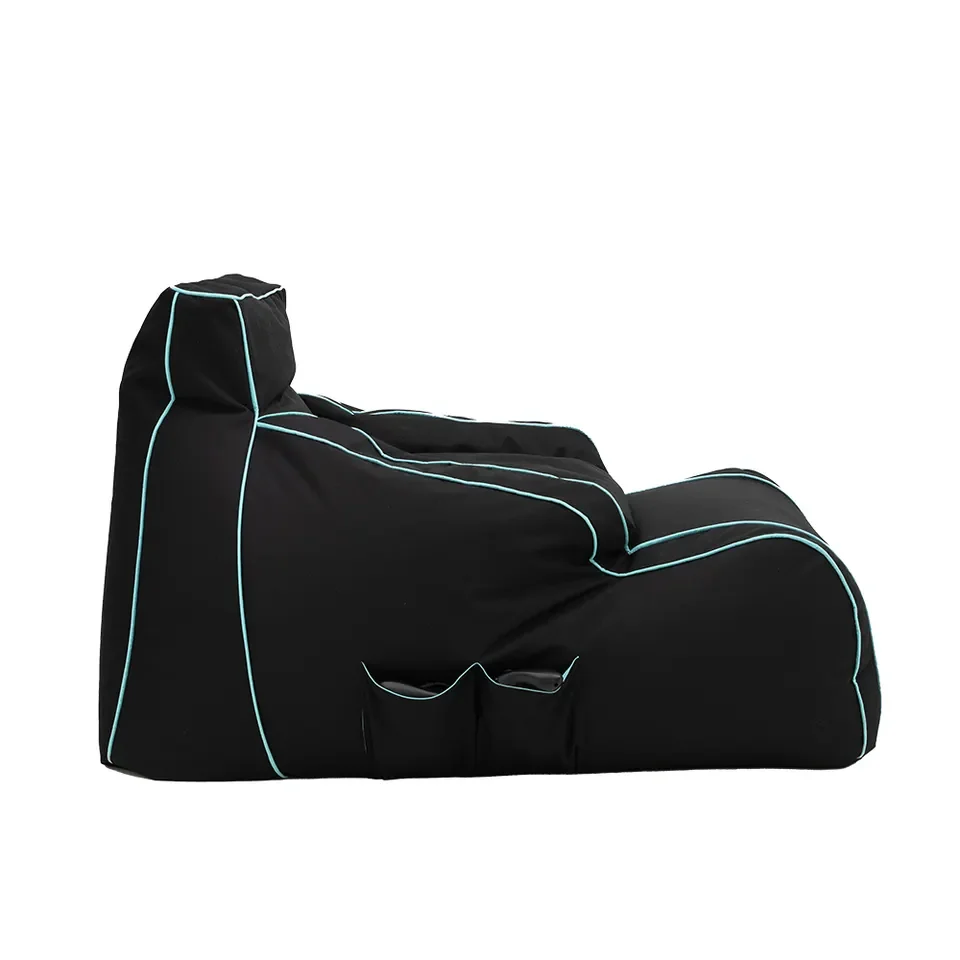 Luckysac Wholesale Customized Big Beanbag Chair Lounger Sofa Cover Gaming Bean Bag Chair