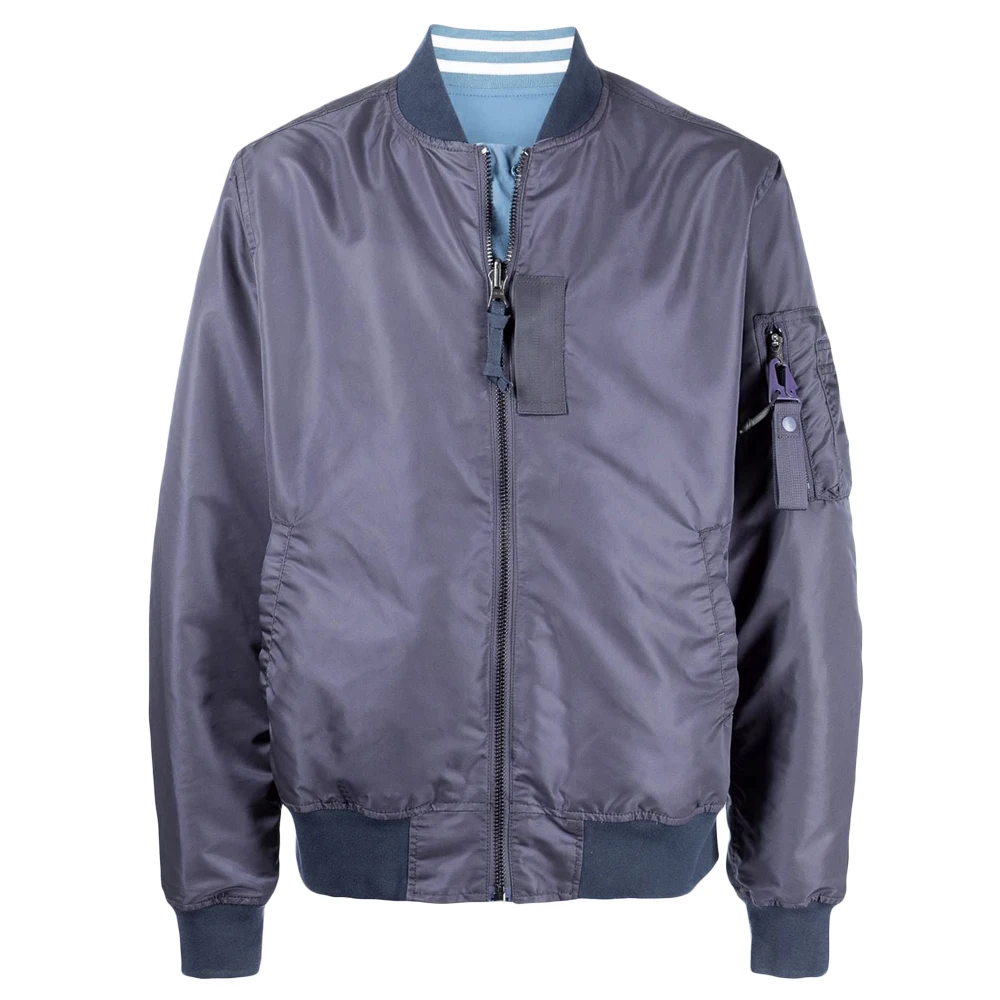 Men Rain Coat lettermen bomber Jacket 100% polyester trendy men jacket ribbed Caller packable men warm flight jeckt