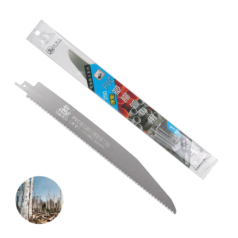 Taiwan Saw Tool Product Demolition Blades Sabre (250mm/T0.9mm) for Shaping PVC