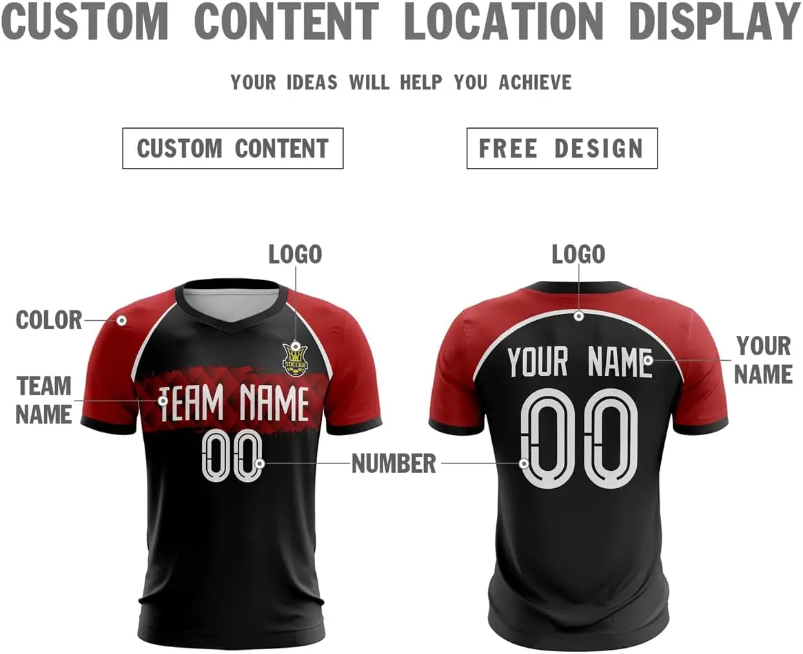 Wholesale High Quality Newly Designed Breathable Fabric Football Jersey Custom Sublimation Soccer Jersey