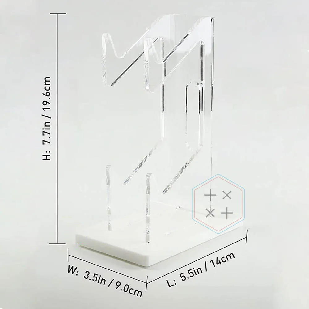 Clear acrylic game controller holder for store