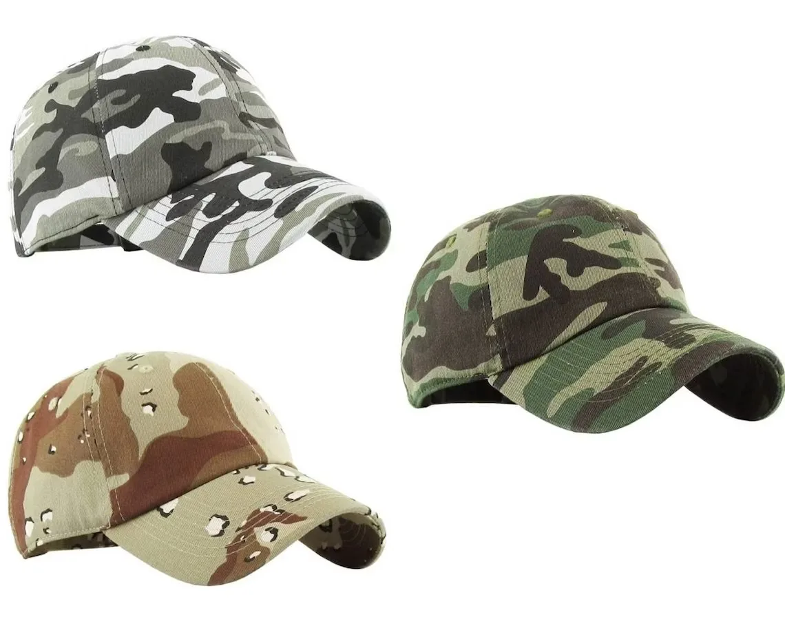 Blank 100% Cotton Washed Unstructured Baseball Caps Custom Logo On 6 Panels Curve Brim Sport Caps OEM Vietnam Headwear Caps Hats