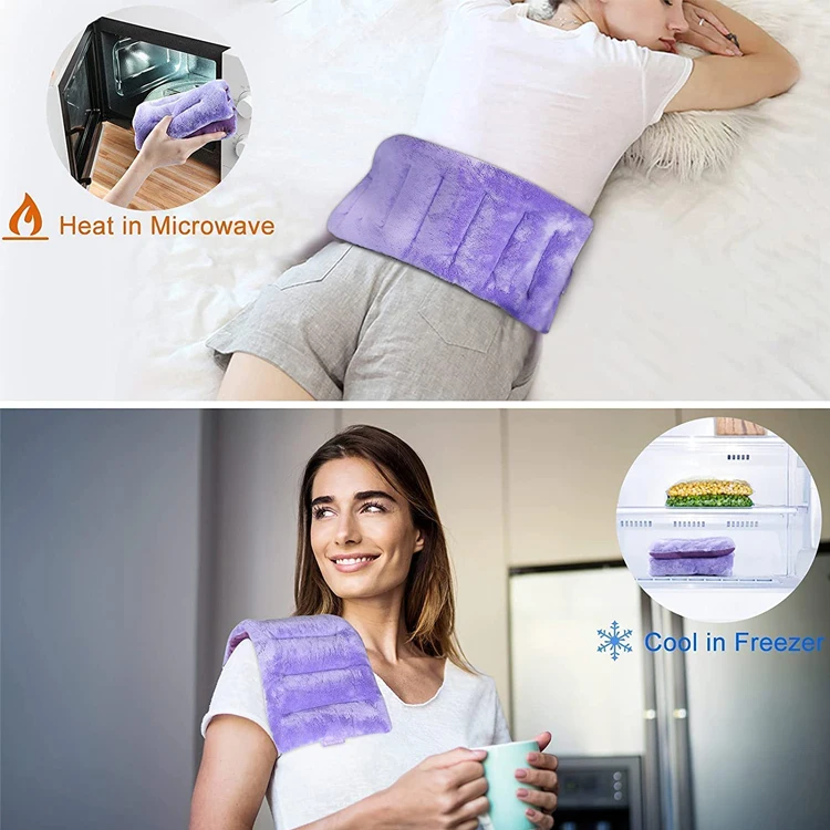 Health Care Products Custom Weighted Heat Pack Microwave Heating Pad for Back Pain