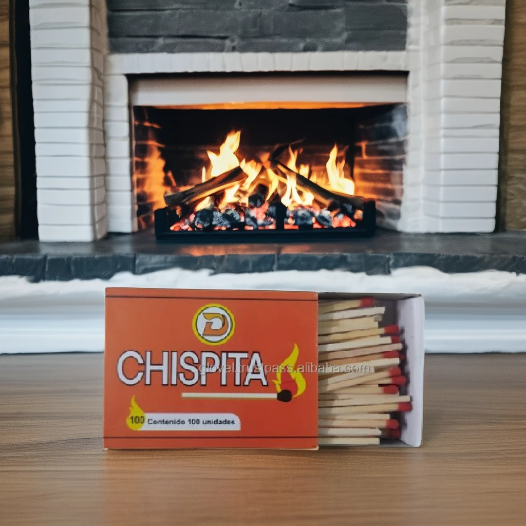 Best Selling Kitchen Matches with size 118 x 65 x 25 mm of 250 sticks high quality lighters used for residential kitchens