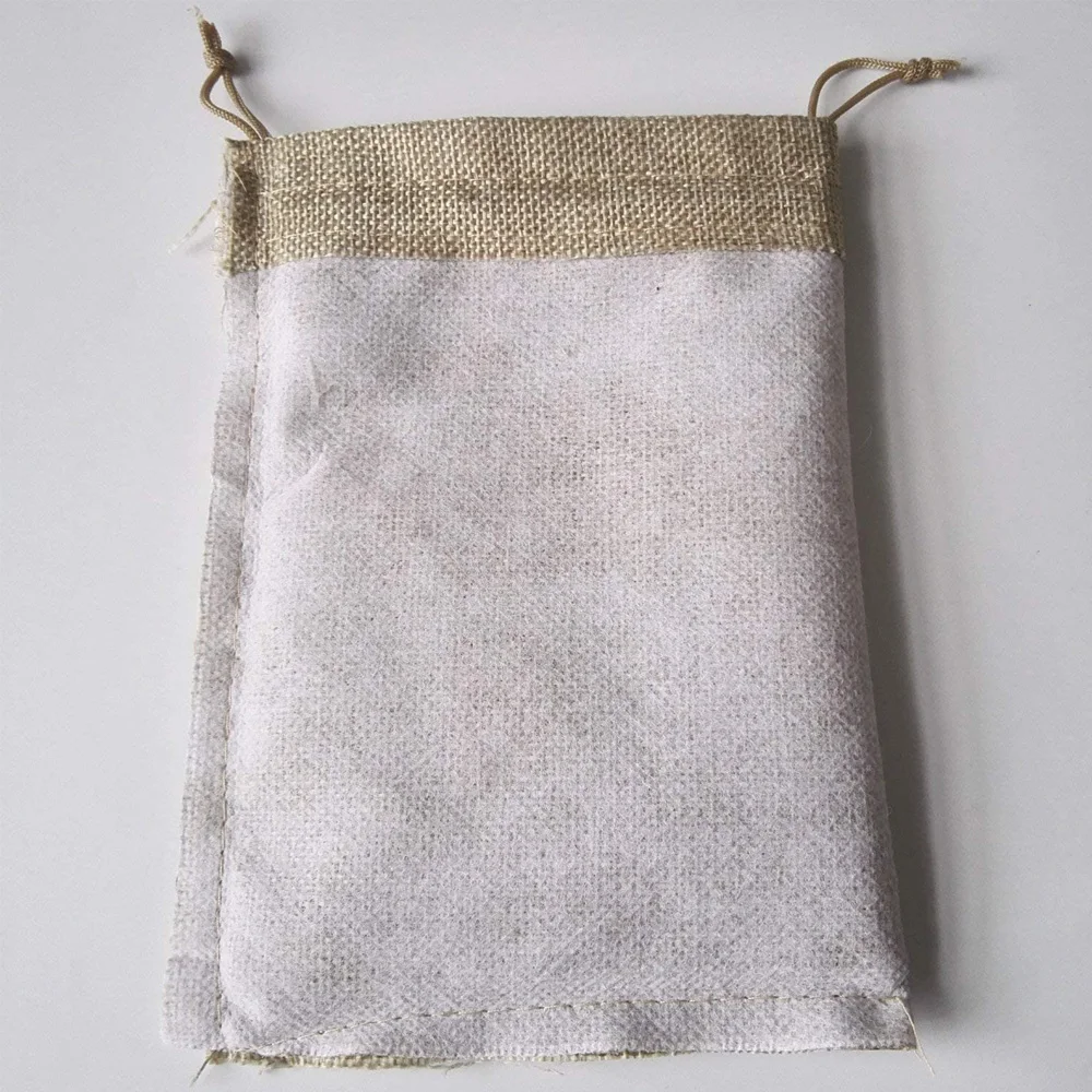 Best Eco-Friendly Custom Jute Bags with Canvas Material Cotton Handle and Beach Shopping Logo Available at Wholesale Price