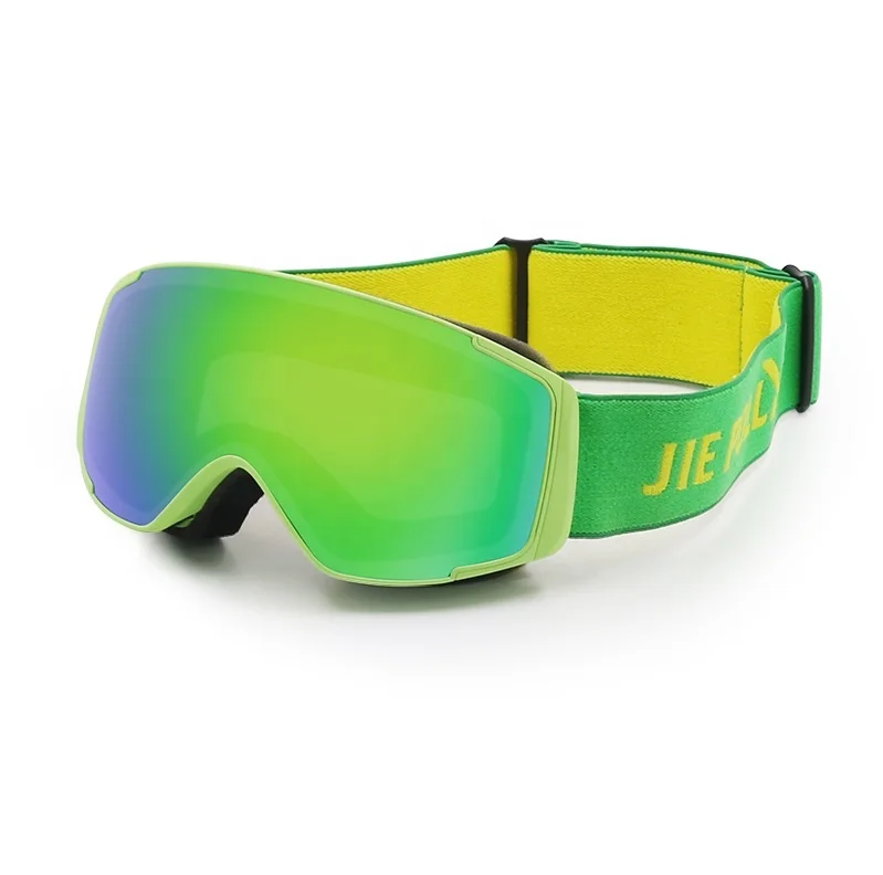 JIEPOLLY Fashion Wholesale Factory Children Anti-Fog Ski Googles Girl Snowboard Glasses Custom Brands Boy Kid Ski Snow Goggles