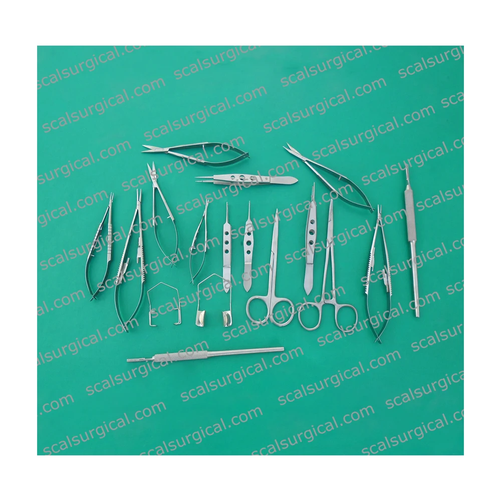 20 Pcs Eye Micro Minor Surgery Ophthalmic Surgery Micro Surgical Instruments Set